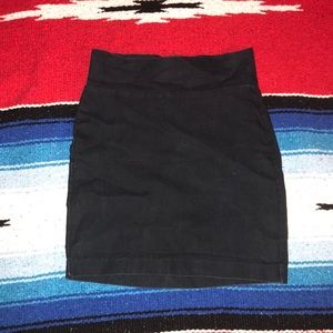 Denim-Like Body-Con Skirt